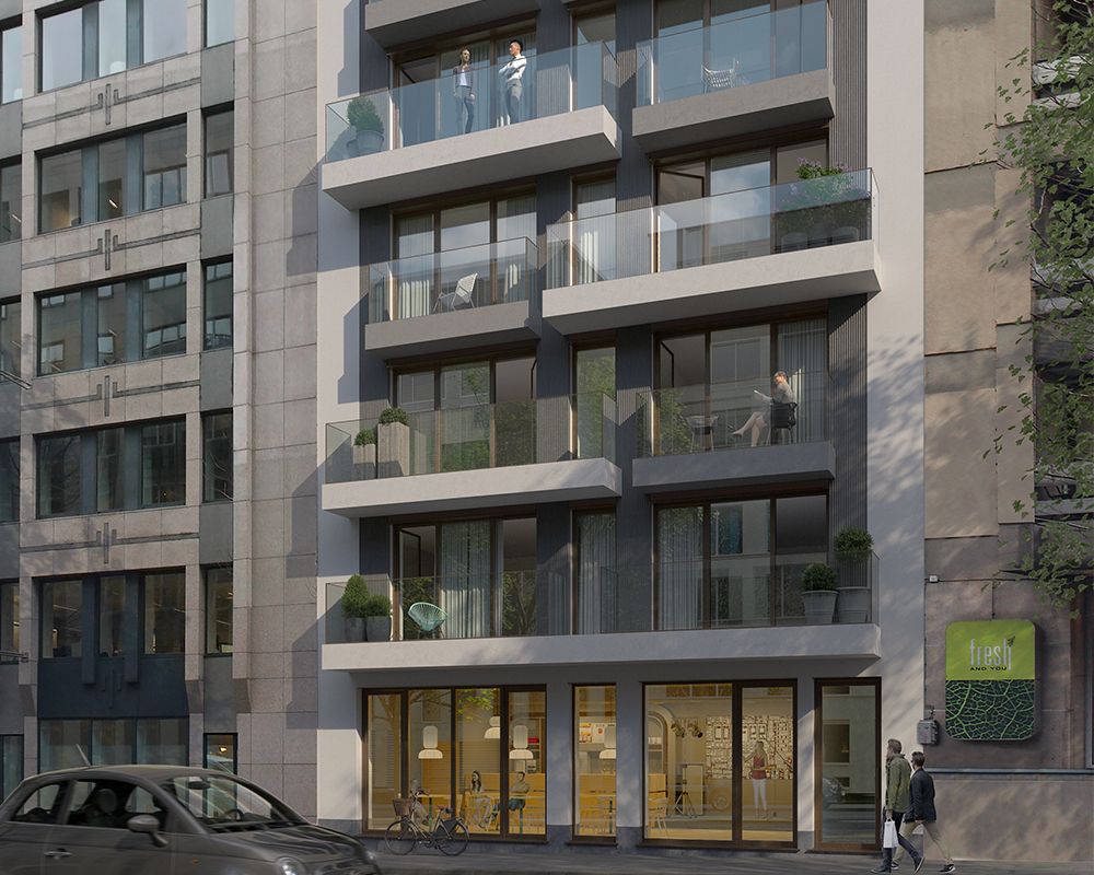 Square schuman exterior