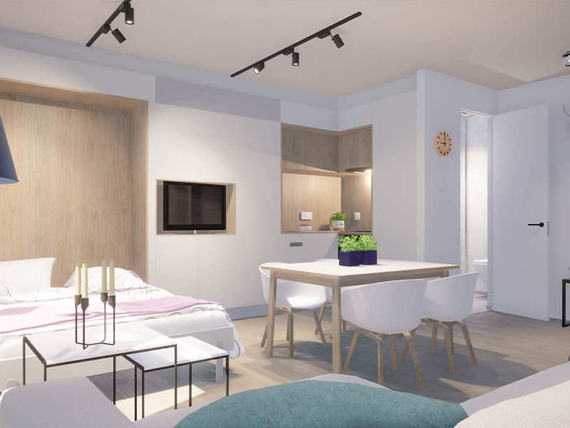 Square schuman interior